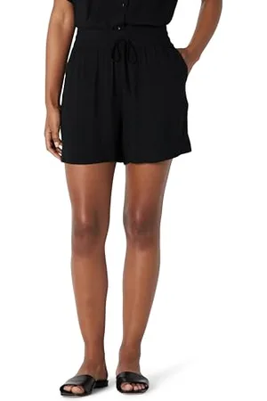 Amazon Pantaloncini Senza Zip in Twill Fluido a Vita Alta, vestibilità Comoda (Camicia Venduta Separatamente) Donna, , S