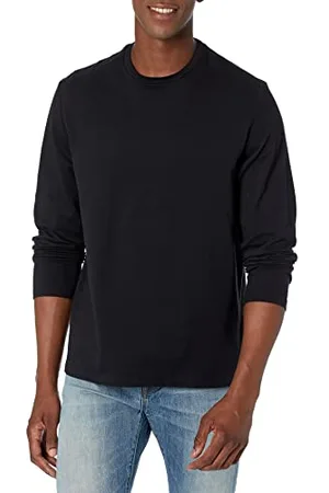 Amazon T-Shirt a Maniche Lunghe Regular Fit Uomo, , M