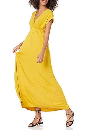 Amazon Maxi Abito con Vita Stretta (Disponibile in Taglie Forti) Donna, , M