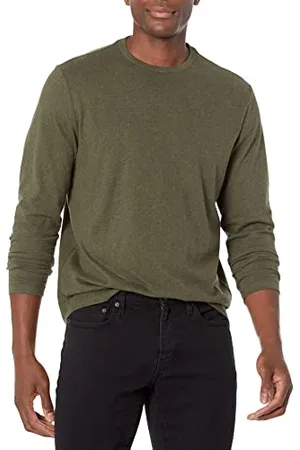 Amazon T-Shirt a Maniche Lunghe Regular Fit Uomo, , XXL