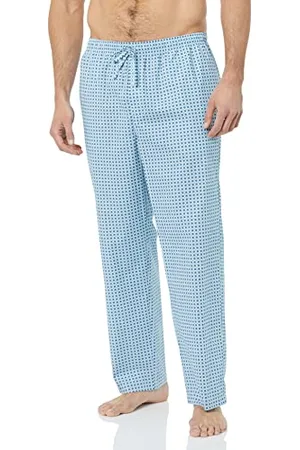 Amazon Pantaloni del Pigiama in Tessuto con Taglio Dritto Uomo, , XL