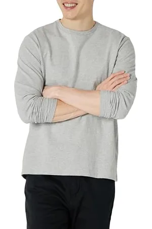 Amazon T-Shirt a Maniche Lunghe Regular Fit Uomo, , M