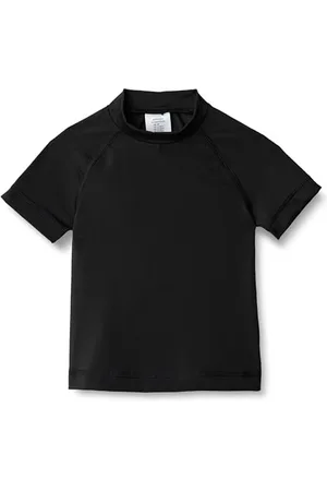 Amazon T-Shirt Rashguard a Manica Corta Bambini e Ragazzi, , 6-7 Anni