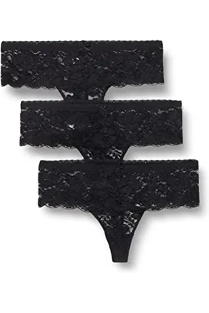 IRIS & LILLY Intimo a Perizoma in Pizzo Donna, Pacco da 3, , 42