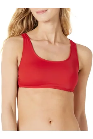 Amazon Top Corto da Mare con Scollo Rotondo Donna, , 44