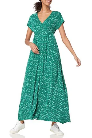 Amazon Maxi Abito con Vita Stretta (Disponibile in Taglie Forti) Donna, , L