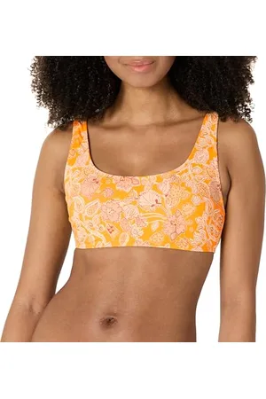 Amazon Top Corto da Mare con Scollo Rotondo Donna, , 48