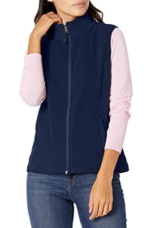 Amazon Gilet in Morbido Pile Senza Maniche dalla vestibilità Classica (Disponibile in Taglie Forti) Donna, , L