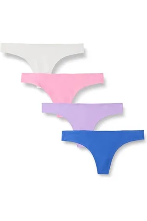 Amazon Perizoma Intimo Elasticizzato Senza Cuciture Donna, Pacco da 4, , 46
