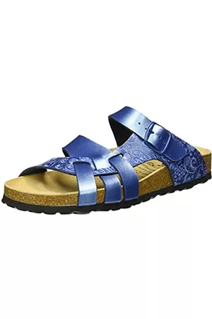 LICO Donna Sandali - Bioline Flora, Ciabatte Donna, Blu , 36 EU