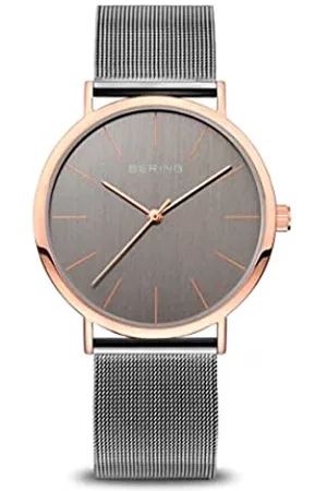 Bering Donna Orologi - Donna Analogico Quarzo Classic Orologio con Cinturino in Acciaio inossidabile Cinturino e Vetro zaffiro 13436-369