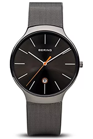 Bering Unisex Analogico Quarzo Classic Orologio con Cinturino in Acciaio inossidabile Cinturino e Vetro zaffiro