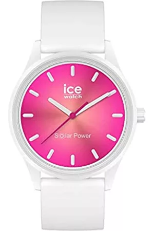 Ice-Watch ICE Solar Power Coral Reef Orologio da Donna con Cinturino in Silicone, 019030