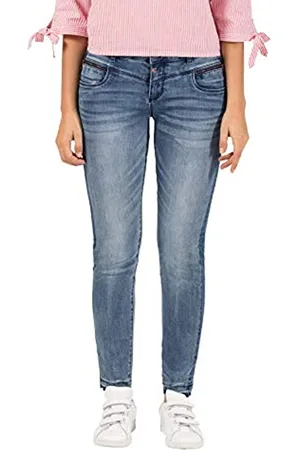 Timezone Slim Sadetz Jeans, Blu , W27/L34 Donna