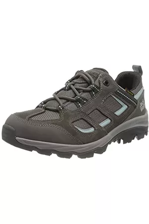 Jack Wolfskin Vojo 3 Texapore Low W, Scarpe da Esterno Donna, Tarmac Grey/Light Blue, 38 EU