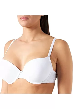 Triumph Donna Push Up - Lovely Micro Whum, Reggiseno Push Up Donna, Bianco , 3B