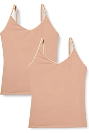 Sloggi GO Shirt 01 C2P, Canottiera, Donna, Marrone , L