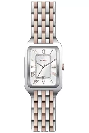 Fossil Donna Bracciali - Orologio Raquel da donna, movimento al quarzo, cassa 23 mm in acciaio inossidabile con bracciale in acciaio inossidabile, ES5222