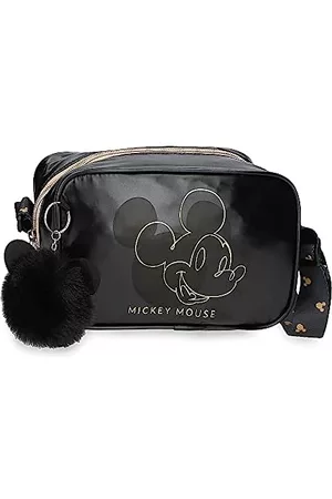 Disney Donna Borse a tracolla - Mickey Outline Borsa da corriere 19,5x11,5x7,5 cm Poliestere, , Tracolla