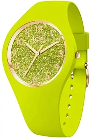 Ice-Watch Donna Orologi - ICE Glitter Neon Lime - Orologio da Donna con Cinturino in Silicone - 021225