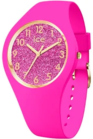 Ice-Watch Donna Orologi - ICE Glitter Neon Pink - Orologio da Donna con Cinturino in Silicone - 021224