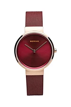 Bering Unisex Analogico Quarzo Classic Collection Orologio con Cinturino in Acciaio Inossidabile & Vetro Zaffiro