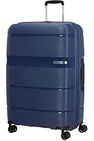 American Tourister Linex, Bagagli Valigia Unisex Adulto, Blau , L 76 cm - 102 L