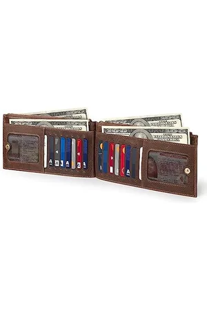 Otto Genuine Leather Wallet - Multiple Slots - Money, ID, Tickets, Cards, RFID Blocking - Unisex
