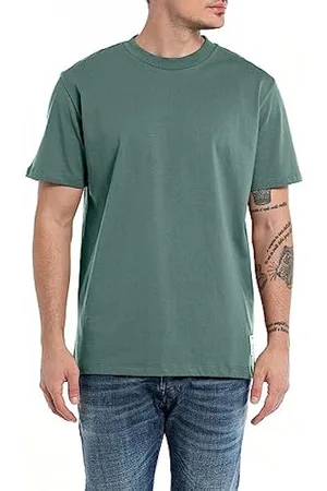 Replay M6649 .000.2660 Short Sleeve T-shirt in Black for Men