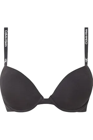 Calvin Klein - CK 96 - Reggiseno a mezza coppa nero sfoderato