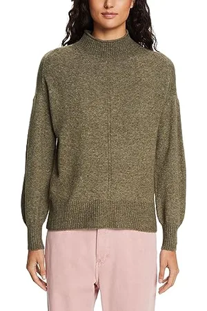 ESPRIT 993ee1i328 Pullover, 354/kaki Green 5, M Donna