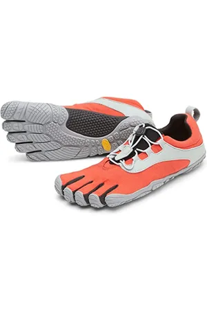 Vibram V-Run Retro_Red/Black/Grey, Scarpe da Ginnastica Uomo, 49 EU