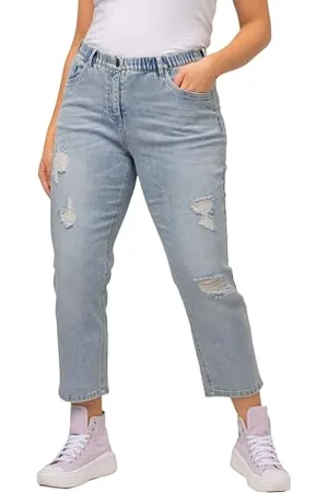Ulla Popken 7/8-jeans Ragazzo Jeans, , 50 Donna