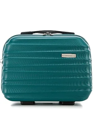 Wittchen Necessaire da viaggio Custodia per cosmetici Valigia da viaggio Bagaglio a mano Valigia cabina Valigia in ABS Borsa da toilette Rigido Groove Line