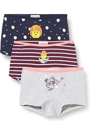 LEGO Wear Classic Mädchen 3er Pack Unterhosen Slip a Culotte, , 152 Bambina