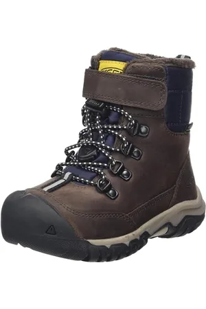 Keen Kanibou - Stivali da neve impermeabili e isolati, altezza media, Java/Naval Academy, taglia 40, unisex, Giava/Accademia Navale, 9 Little Kid