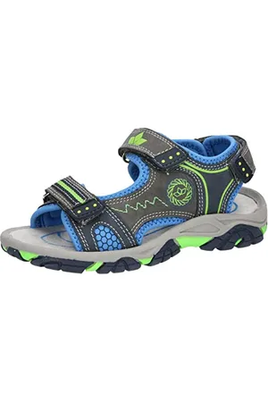 LICO Emil V, Sandali, Grigio, Blu, Limone, 33 EU