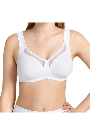 Anita Reggiseno senza orlo, donna, (Weiß (Weiß)), 8E