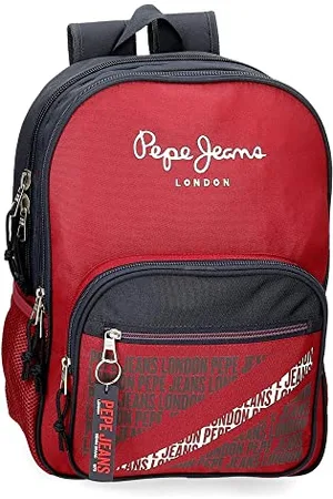 Pepe Jeans Clark Zaino Scuola Doppio Scomparto Adattabile a Trolley 30x40x13 cm Poliestere 15.6L