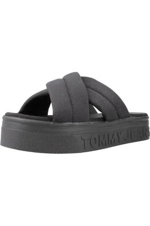 Tommy Hilfiger Sandali Donna Estivi, (Black), 38