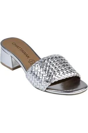 Chattawak 18hjuliaargent36, Sandali con Tacco Donna, , 36 EU