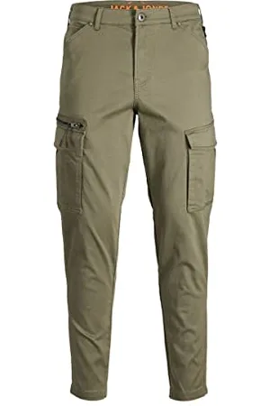 JACK & JONES JACK&JONES PLUS Jpstace Jjdex Tapered AKM Pls Pantaloni Cargo, , 44W x 32L Uomo