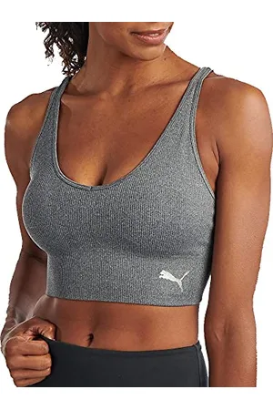 PUMA Reggiseno Sportivo da Donna Mirrored Senza Cuciture, Senza Cuciture, , M