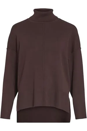 VILA Viostria Rollneck L/S Knit Top-Noos Pullover, , L Donna