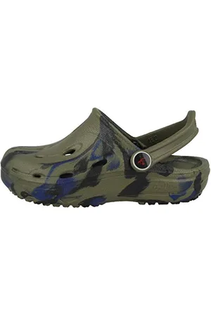 Chung Shi Dux Kids, Zoccoli Unisex-Bambini, Multicolore (Khaki/Navy/Black), 24 EU