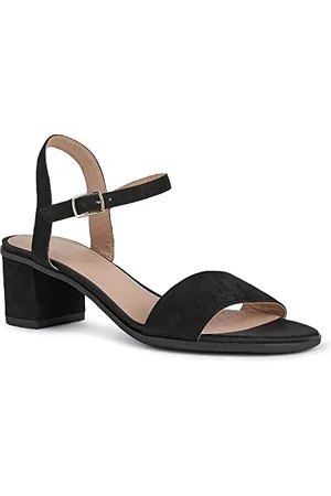 Geox D Aurely 50 B, Sandali Donna, (Black), 36.5 EU