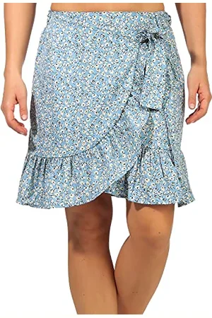 ONLY Onlolivia Wrap Skirt Wvn Noos Gonna, , L Donna