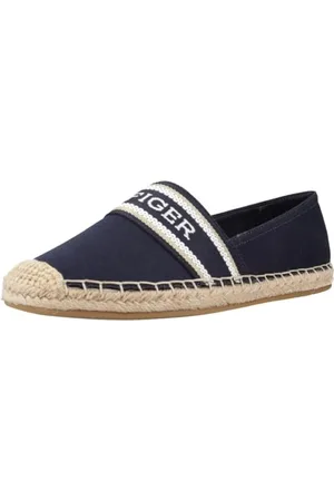 Tommy Hilfiger Espadrillas Donna Scarpe in Tela, Blu (Space Blue), 40