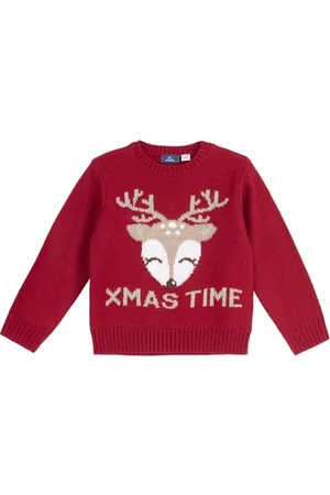 chicco Maglioni di Natale in Tricot Bambino e Ragazzo/Bambina e Ragazza, (3), 7 Anni, Designed in Italy