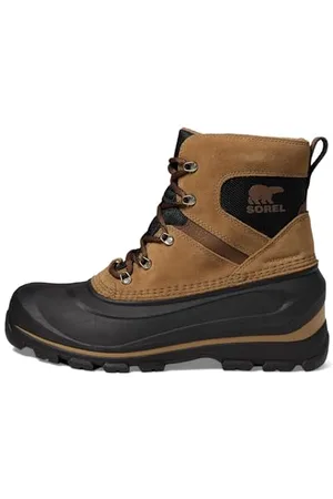 sorel Buxton Lace Boot WP, Stivali da Neve Impermeabili, Uomo, Delta/Black 2024/2025, 47 EU